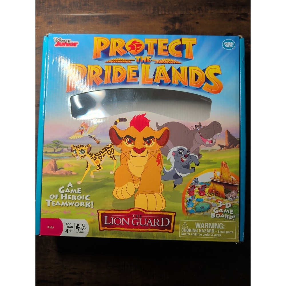 Disney Jr Lion Guard Protect the Pride Lands 3-D Board Game Replacement Box Only